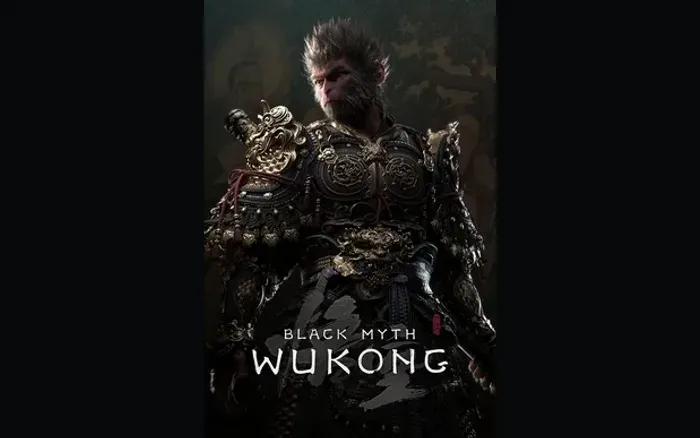 Official cover art for Black Myth: Wukong depicting the Destined One